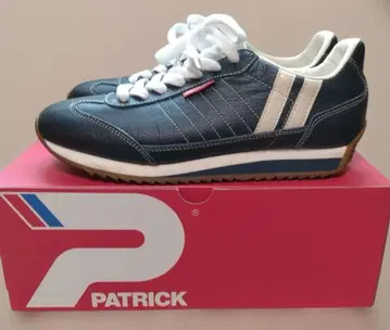 PATRICK 마라톤 가죽 네이비 패트릭