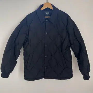 UNIQLO PUFFTECH 블랙 퀼팅 자켓 L