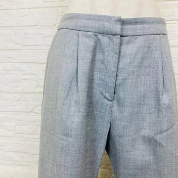 [ 004440 ] PLST 울 테이퍼드 팬츠 그레이 M