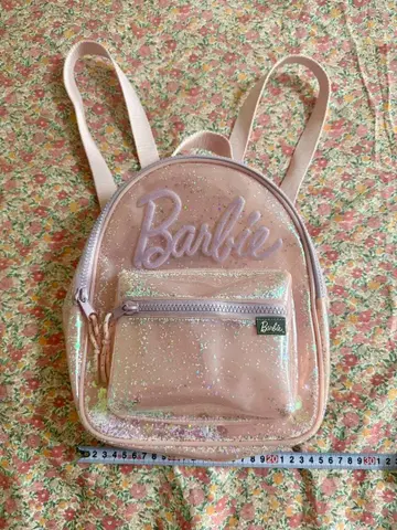 바비 글리터 콜라보 백팩