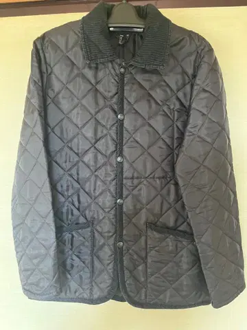 LAVENHAM 블랙 퀼팅 자켓 40