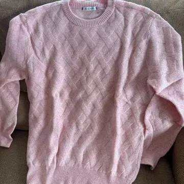 Gee Gellan 핑크 니트 스웨터 사이즈 50