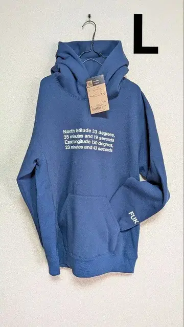 THE NORTH FACE 후쿠오카 한정판 후드티 네이비 L