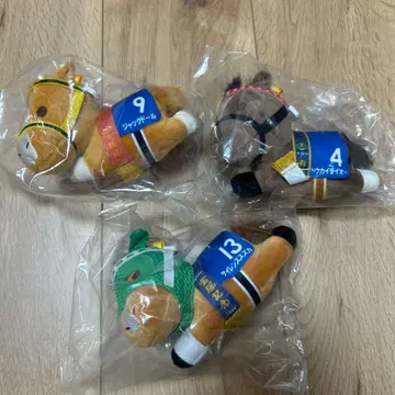 다이토 복권 호스 히어로즈 C상 D상 봉제 인형 마스코트 배지