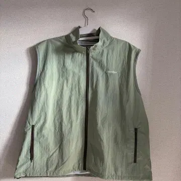 broken base 라이트 그린 나일론 자켓 L 사이즈