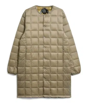 TAION 오버 사이즈 크루넥 롱 다운 S-M