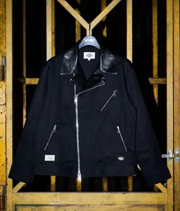 Schott x DICKIES LEATHER 가죽 콤비 더블 라이더스