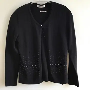 Robe de Chambre 블랙 가디건