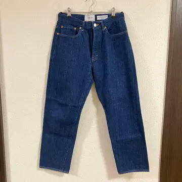 YAECA 다크 네이비 데님 와이드 테이퍼드 10-13WW