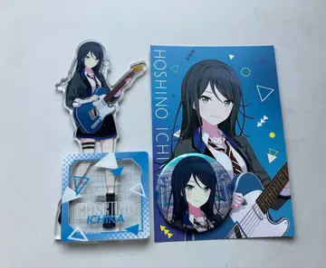 호시노 이치카 아크릴 스탠드 & 캔뱃지 & 특전 카드