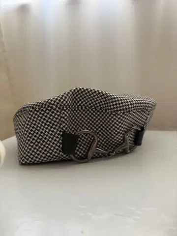 CA4LA 체크 무늬 베레모 카시라