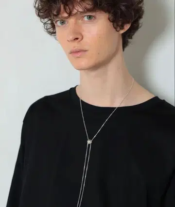 OX JEWELRY 실버 루프 타이