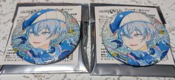 프로젝트 세카이 아오야기 토야 글리터 캔뱃지 2개 세트