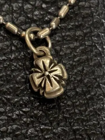 실버925 크로스 참 목걸이 ITALY