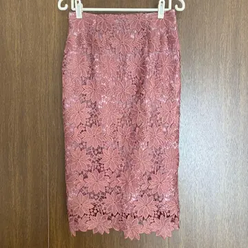 N 내추럴 뷰티 베이직 레이스 스커트