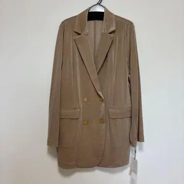 Vin 벨로아 자켓 핑크 베이지