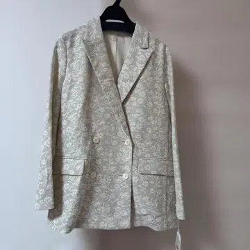 YAMADAYA 꽃무늬 더블 브레스트 자켓 38 사이즈