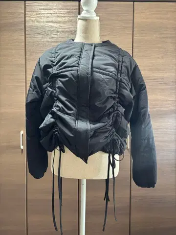 충전솜 리본 블루종