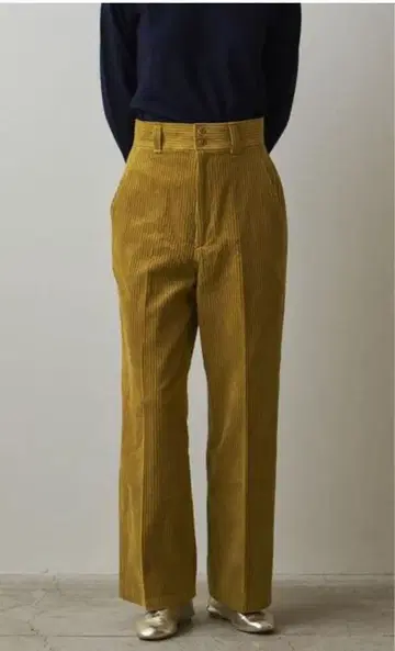 코듀로이 팬츠 머스타드 steven alan