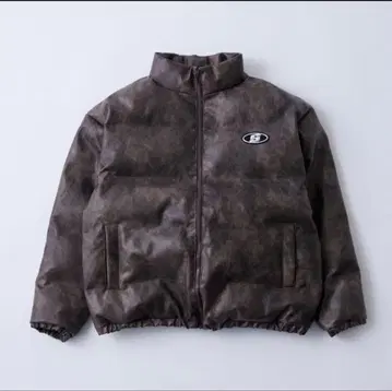 [ WHO'S WHO gallery ] 가죽 다운 자켓 브라운