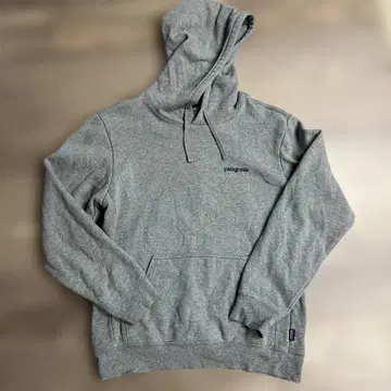 파타고니아 그레이 후드 부착 후드티