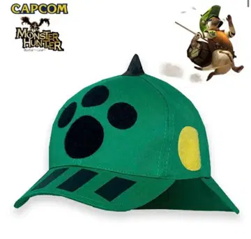 레어 새상품 몬스터 헌터 동동이 고양이 헬멧형 캡