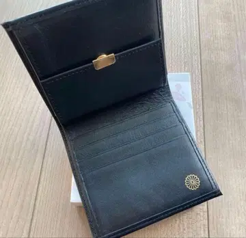 [인기] 황궁 접이식 지갑 블랙 동어원 천연 가죽 황궁 지갑 동전 지갑