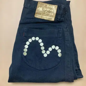 [W30 ] Evisu 에비수 골프 팬츠 블랙 블랙