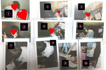 [ 초귀중! ] 아호노 사카타 토나리노 사카타 친필 사인 폴라로이드