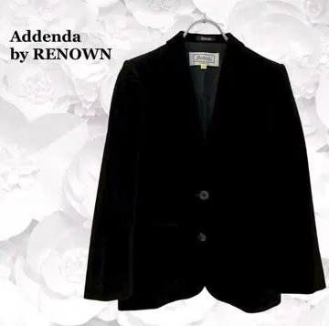 [ 아덴다 바이 레나운 ] 벨로아 자켓 [ F ] 블랙 흑 테일러드