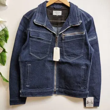 택 포함 새상품 HOP-SCOT 9818 블루 데님 자켓 L 사이즈
