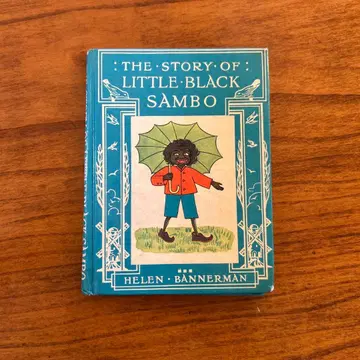 [ 레어 ] 빈티지 그림책 꼬마 흑인 삼보 영문판