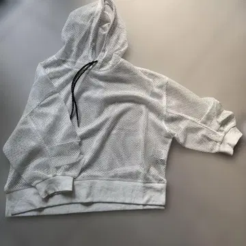 SCOT CLUB 메쉬 후드티 9호 화이트