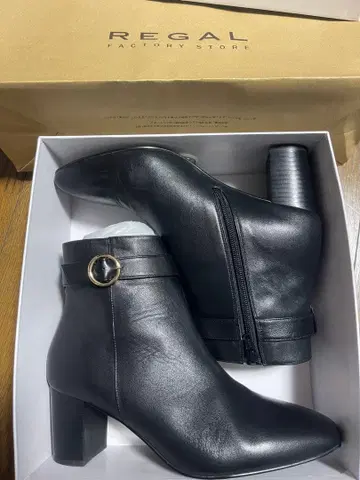 REGAL 블랙 부츠 LL 사이즈 25cm