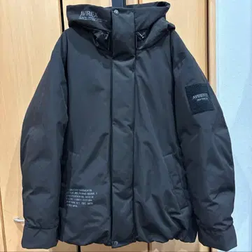 [즉시 발송] AVIREX 남성용 다운 자켓 블랙 2XL