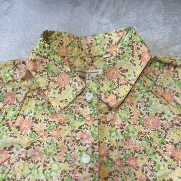 Joanne Layer 긴팔 꽃무늬 셔츠 블라우스 리버티 프린트