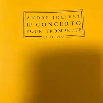 2/19 삭제 최종 가격 인하 조리베 트럼펫 협주곡 제2번