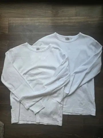 AVIREX 롱T셔츠 L 화이트 2장 세트