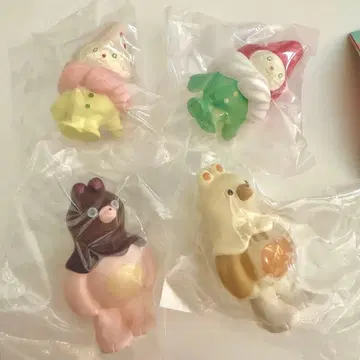 boiboi 스위트 피규어 컬렉션 4개 세트