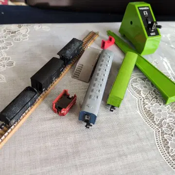 철도 모형 부품 세트 고장난 기차 외