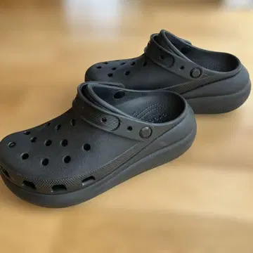 crocs 클로그 샌들 본 블랙 M 24cm