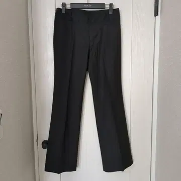 새상품급 1회 착용 뉴요커 블랙 플레어 팬츠 블랙 11