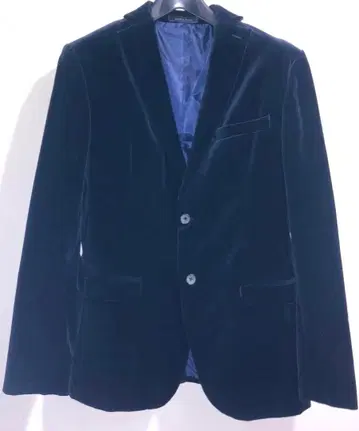 ZARA MAN 자켓 긴팔 벨로아 네이비