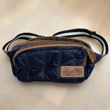 Beams 네이비 바디백