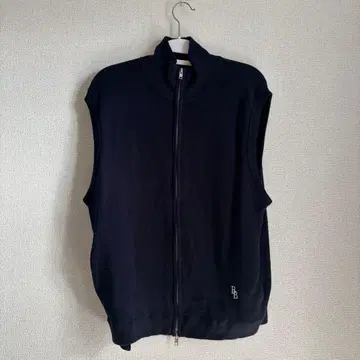 [ broken base ] 슬리브리스 스웨터 네이비 L 사이즈