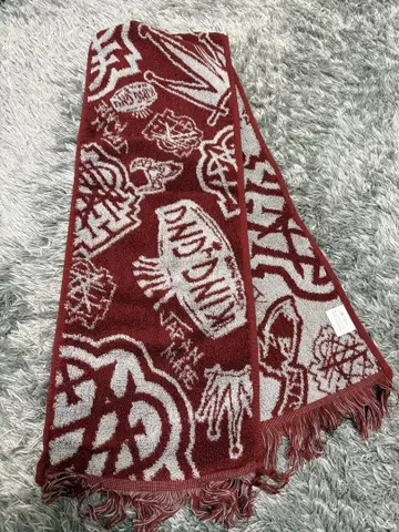 King Gnu MUFFLER TOWEL BURGUNDY