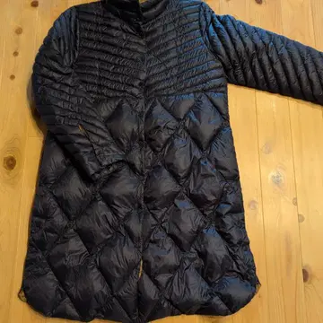 새상품급 네이비 롱 기장 다운 자켓