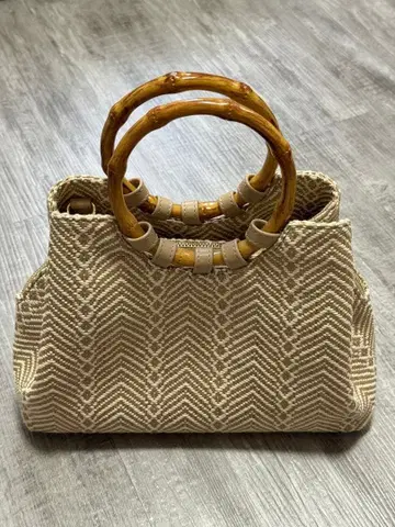 바스켓백 베이지 (숄더 스트랩 없음)