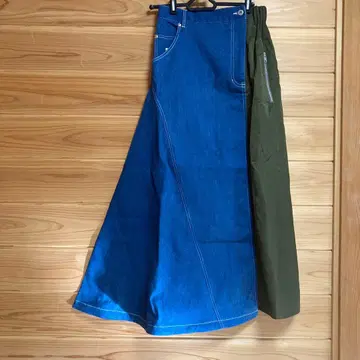 야마다야 MARECHALTERRE 데님 플레어 스커트