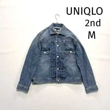 유니클로 데님 자켓 2nd TYPE2 여성용 M 블루